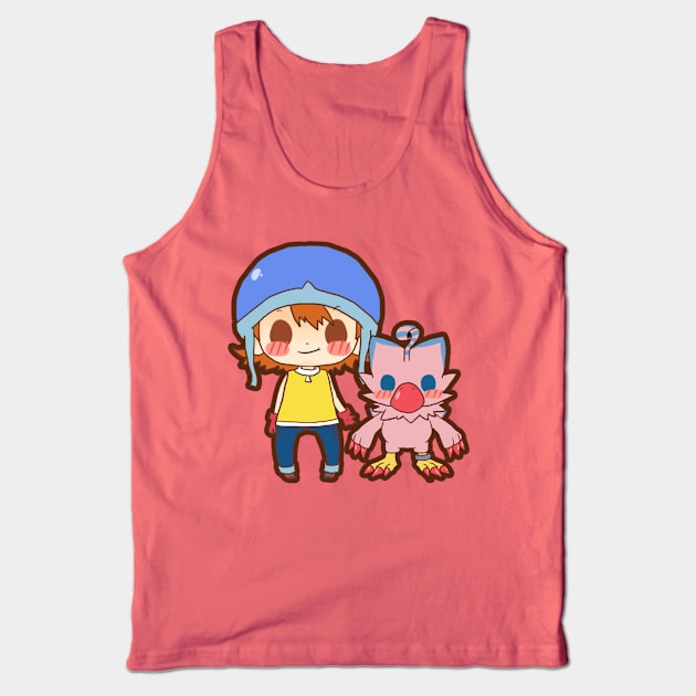 sora & biyomon Tank Top by Potaaties